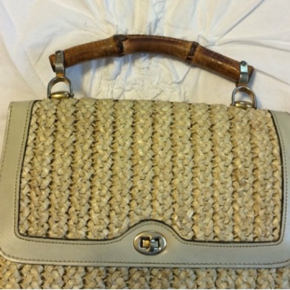 SOLD ON TRADESY Meyers Vintage Woven Straw Handbag - Picture 2 of 4